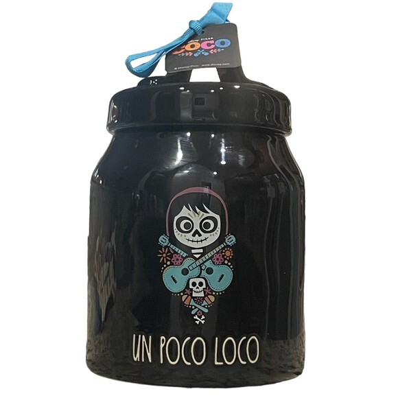 Rae Dunn COCO Pixar Canister Un Poco Loco Disney Day Of The Dead - Picture 1 of 2